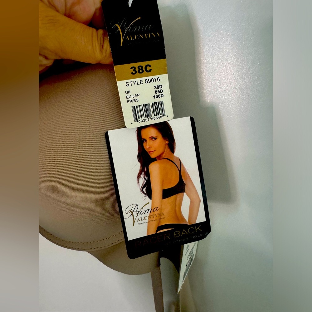 Prima Valentina racer back front closure bra size 38C